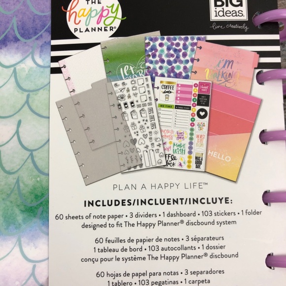 The Happy Planner Mini Happy Notes Kit - Mermaid - Picture 5 of 5